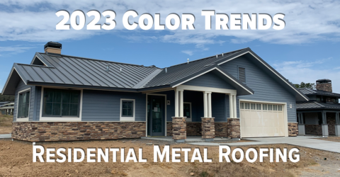 Blog Cover Image for Residential Metal Roofing Color Trends