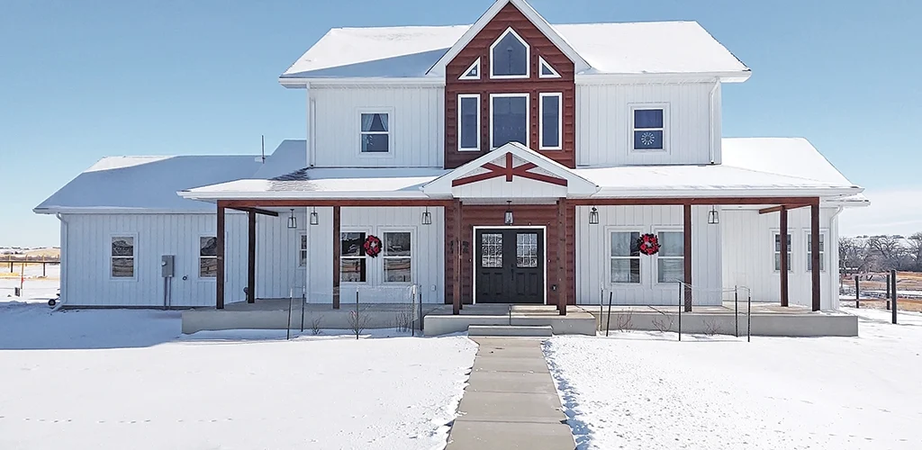 Natural Matte® Frost siding on a residential home.