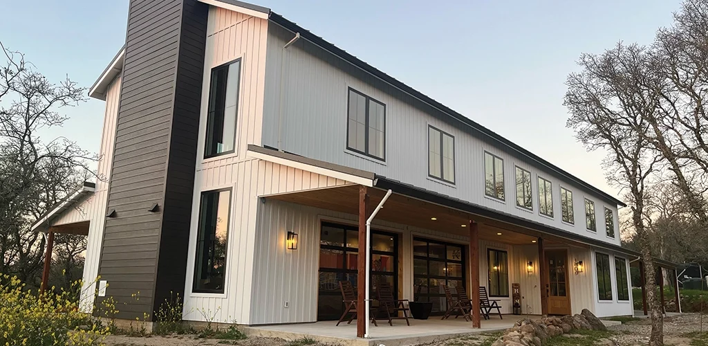 Natural Matte® Frost siding on a residential home.