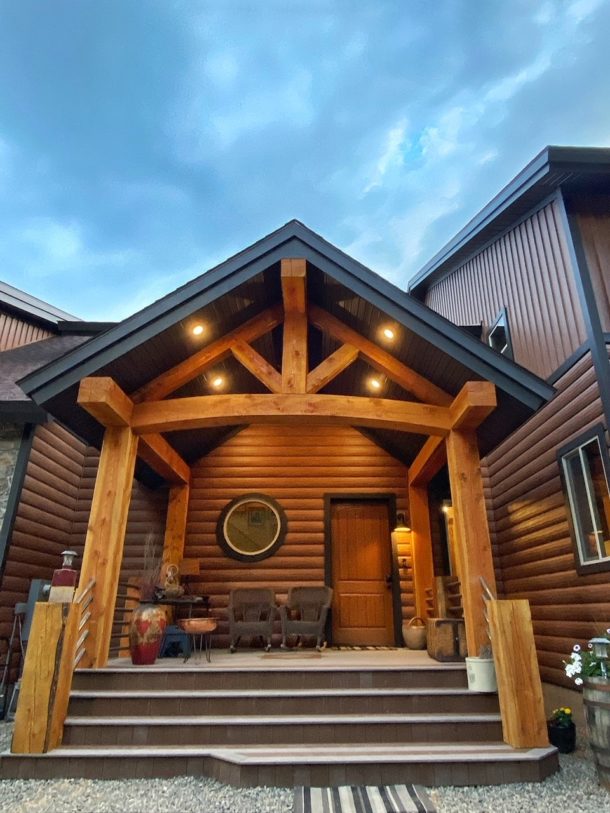 Red Cedar finish by Steelscape on a Residential House