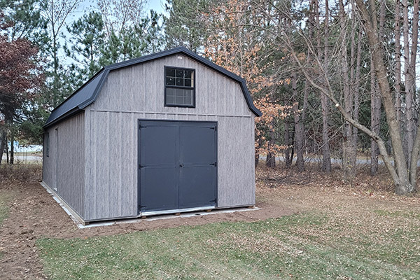 Matte Barnwood building Hixwood Metals