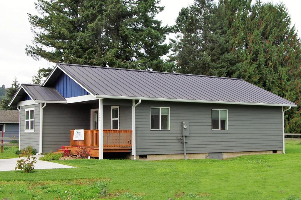 Habitat for Humanity home featuring Steelscape's Natural Matte finish