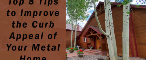 Residential home with a Rustic Rawhide metal roof.