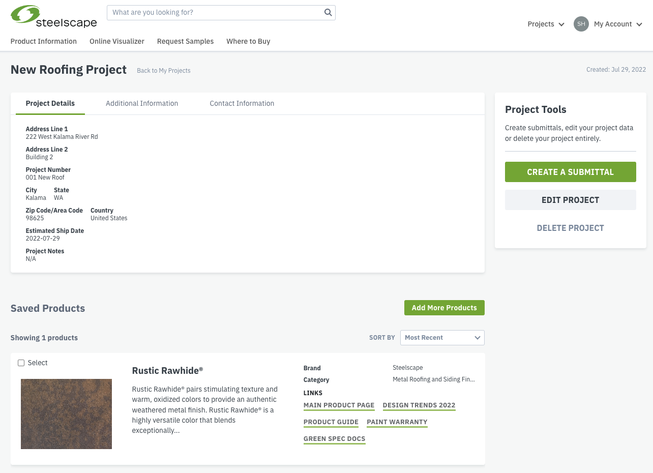 Platform Project Creation