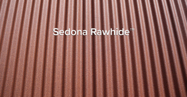 Corrugated Panel in Sedona Rawhide