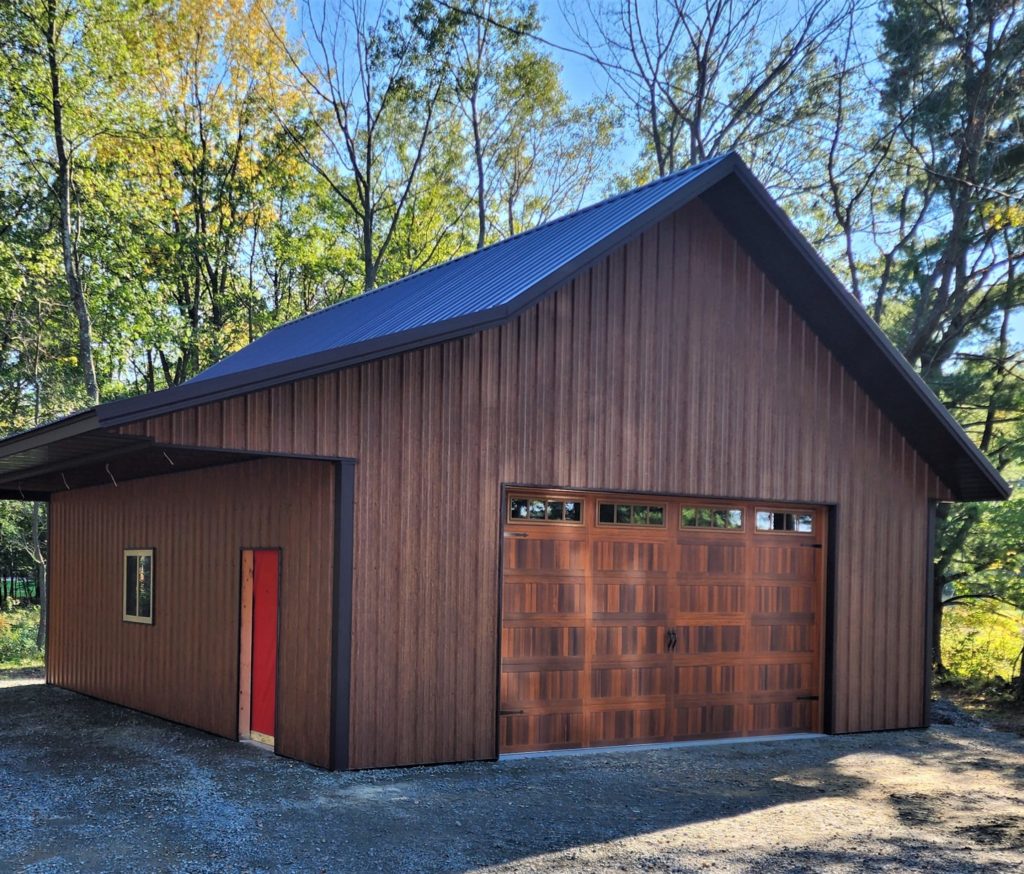 Steelscape - Matte Red Cedar, Garage