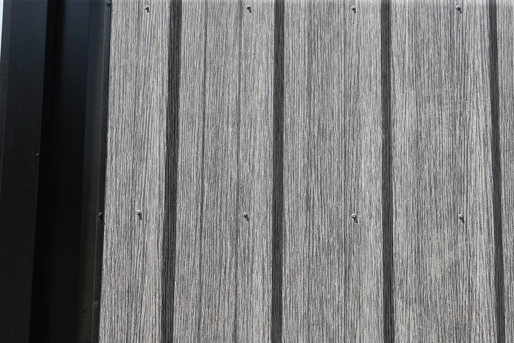 The North American Metals Expansion features genuine Steelscape steel in a Matte Barnwood print for siding and ZINCALUME® for roofing.