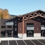 Spencer Creek Business Park in Port of Kalama, Washington, featuring Steelscape's Vintage and Rustic Rawhide metal finishes.